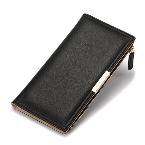 Wallet Women RFID Small Womens Wallet Slim Multi Card Wallet Case Credit Card Holder for Women Leather Wallet Lady Zipper Coin Pocket & ID Window & Money Organizers