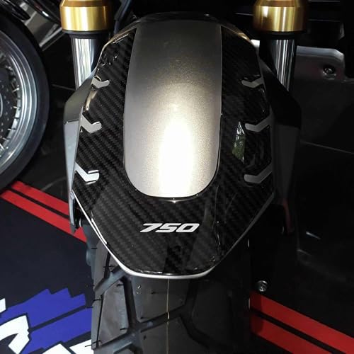 Autocollant 3D Moto Honda X-ADV 750 Accessoire Protection Aile Résine Carbone 2017-2020