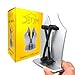 DEOM | Affila coltelli professionale da cucina, affilacoltelli manuale, coltelli, forbici. Affila coltello o Arrota coltello in acciaio con pietra di tungsteno. Idea regalo mamma o papà. Bello, comodo