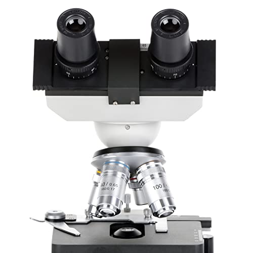 Omax - 40X-2000X Lab Trinocular Biological Compound Led Microscope With Double Layer Mechanical Stage - M83Es #TOP1