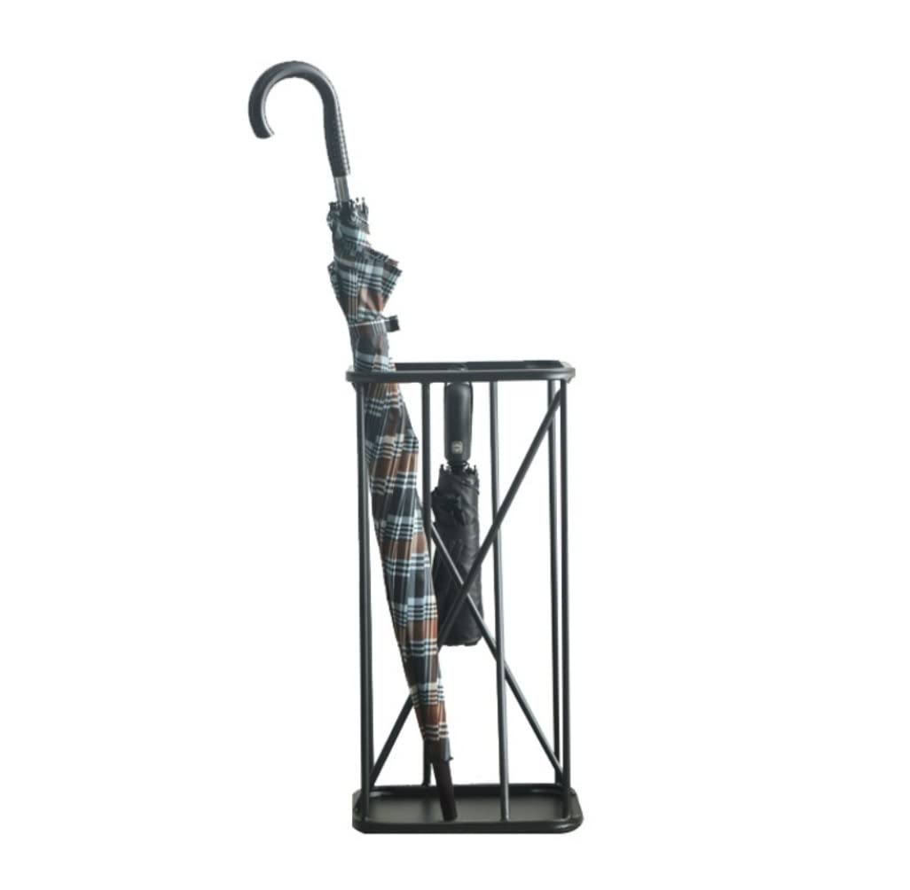 XDLEDMKIZ Umbrella Holder Umbrella Rack Indoor Metal Umbrella Stand with Drip Tray Umbrella Rack Umbrella Holder for Home Entryway Office Decoration Umbrella Stand Rack Umbrella Holder Stand