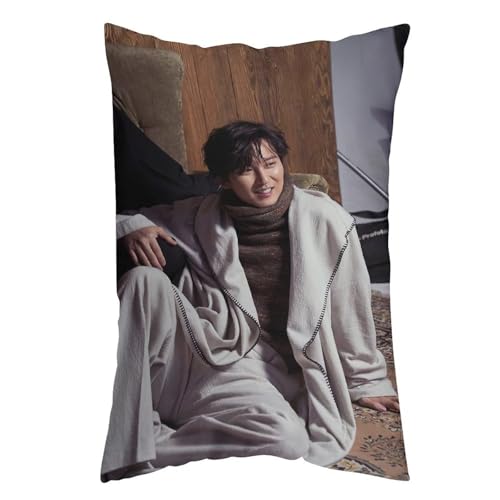 キム・ナムギル8 抱き枕カバー 長方形 等身大クッションカバー 両面プリント 気持ちいい 安眠 隠しファスナー式 伸縮性 着脱簡単 肌触り良い 柔らかい 四季兼用 ベッド飾り 12 "x20 "