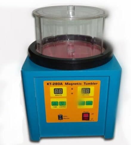 Magnetic Tumbler Jewelry Finisher Polisher Finishing Machine Timer
