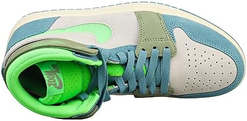 Nike Air Jordan 1 Mid Zoom CMFT 2 Cerulean/Oil Green Shoes Review | Image 7