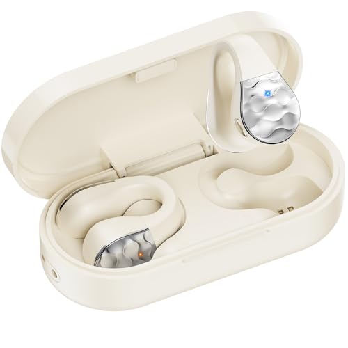 aigo Open Ear Earbuds, Wireless Bluetooth Earphone, Clip on Headphones, Over The Ear Earbuds for...