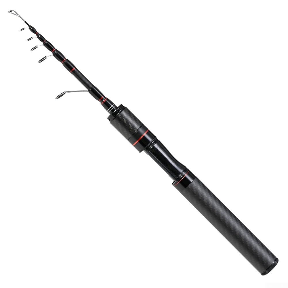 UL Carbon Fishing Rod 165cm Telescopic Portable