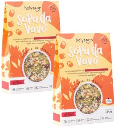 Kit 2 Und Sopa Saudável Sopa da Vovó HolySoup - Sem Glúten, Sem s...