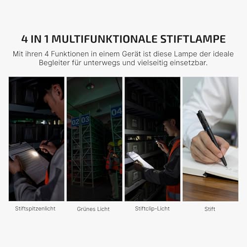 Ansicht von der Seite. - Detailansicht von OLIGHT O'Pen 3 EDC Stiftlampe Angebot – Dealfoxx.de