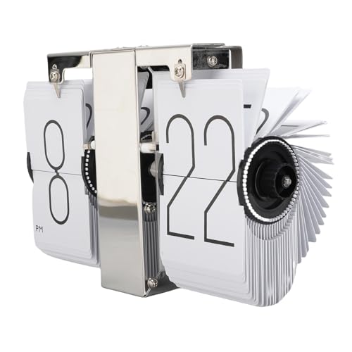 Formato di 12 ore: l'orologio funziona con un formato semplice di 12 ore, rendendo facile leggere e capire. Realizzato in acciaio inossidabile premium e materiale in PVC per un uso a lungo di tempo.
