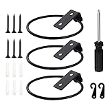 MAX COOK 3 pcs Estante De Maceta De Anillo Soporte de Anillo de Maceta Pared del Anillo de Soporte del Estante de Macetas para Terraza Balcón Jardín