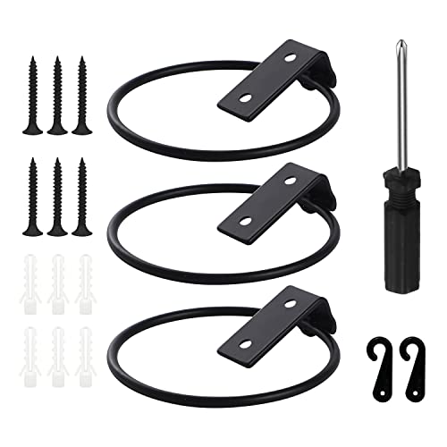 MAX COOK 3 Stück Blumentopfhalter Wand Metall Pflanzen Wandhalterung...