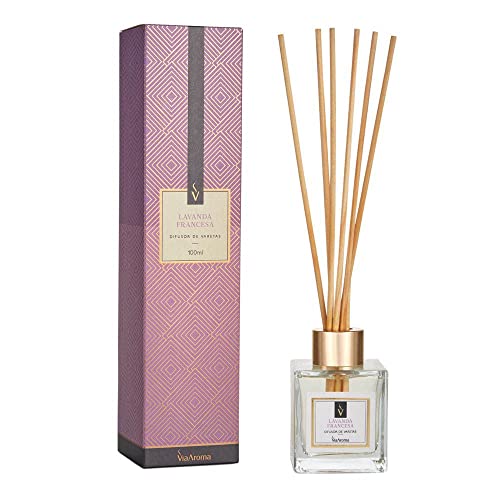 Difusor de Varetas Lavanda Francesa Via Aroma - 100ml