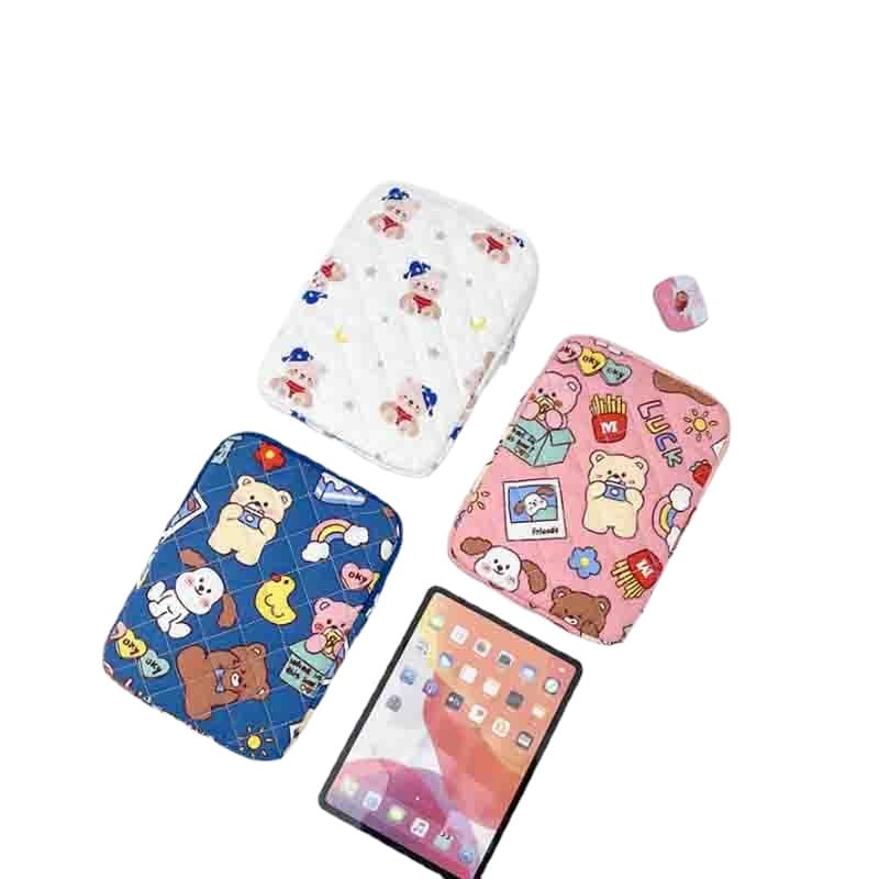 Puffy Custodia Laptop Trapuntata Kawaii: Morbida E Protettiva Per Notebook 11-13-15 Pollici - 3