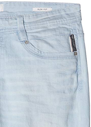 edc by ESPRIT 057CC2B001, Jeans Slim Fit para Hombre, Azul (Blue Bleached), W29/L32