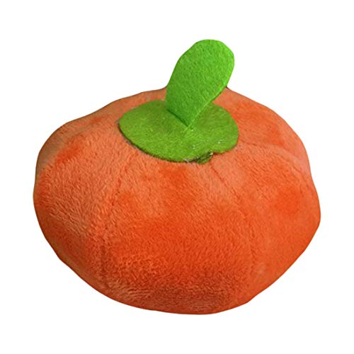 PetPhindU Puppy Quietschende Plüsch-Spielzeug, Kürbis Chew Spielzeug-plüsch-weiches Spielzeug für Hund Holen, Jagen Kleinen Welpen Haustier Hund Stofftier