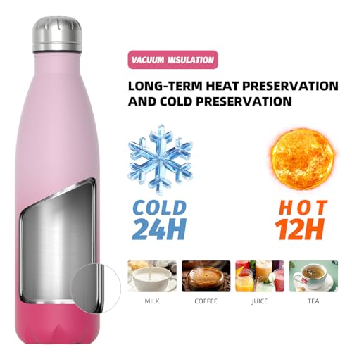 Image of WATERSY Stainless Steel water bottles,17oz /500ml Insulated Water Bottle