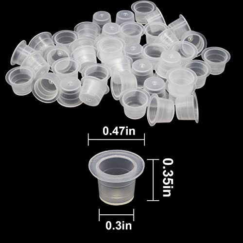 Tattoo Ink Caps Small, 1000Pcs Disposable Tattoo Ink Cups Pigment Ink Caps For Tattooing Small, Tattoo Ink, Tattoo Machines, Tattoo Supplies, Tattoo Kits (9Mm) #TOP1