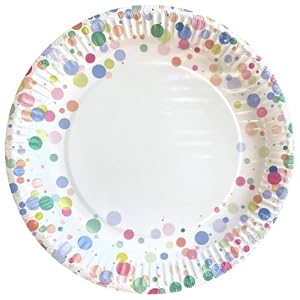 Nutmeg Home Bubbles Plate
