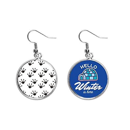 Pendientes de rana un regalo ideal de invierno para amantes de los animales