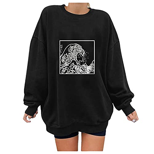RODASON Frauen Plus Size Zip Up Sweatshirts Einfarbig/Gestreift Langarm Kapuzen Sweatshirt Mantel Jacke Cover