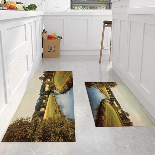 Alfombra de cocina JEDTAKCT antideslizante para evitar resbalones y proteger suelos 5