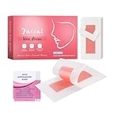 Gesichtshaarentferner Für Frauen,Wachsstreifen Haarentfernung,Kaltwachsstreifen Gesicht,Waxing Strips Set Für Lippen,Augenbrauen,Gesichts,Intimbereich,Für Alle Hauttypen Geeignet(20 PCS)