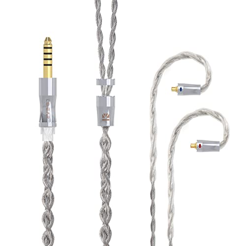 �yKBEAR-�X���zYinyoo �C���t�H�� �P�[�u�� mmcx 4.4mm 6N�O���t�F��4N�⃁�b�L���_�f�� 4�c �C���z�� ���P�[�u�� 4�� �����̌��� �o�����X �w�b�h�t�H�� �����p�P�[�u�� hi-fi�I�[�f�B�I �C�����j �A�b�v�O���[�h�P�[�u�� 