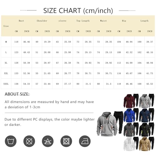 Track Suits Mens 2 Piece Hoodie Jogging Gym Sweat Suits for Men Jogging Sweatshirts and Sweatpant Sweatsuits Sets2