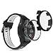 Produktbild kwmobile 2X Cover kompatibel mit Garmin 18mm Forerunner 265S Hülle - Fullbody Fitnesstracker Case Set aus Glas - Schwarz Transparent