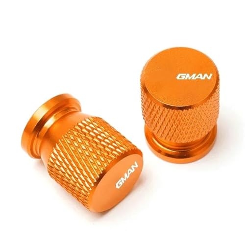 Bouchon de valve moto Suzuki Burgman orange pour trajet urbain