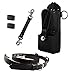 Boston Leather Firefighter Bundle- Anti-Sway Strap for Radio Strap, Radio Strap / Belt, Firefighter's Radio Holder (for Motorola HT750 / HT1250)
