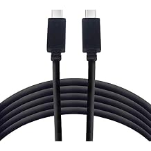 20ft USB C to USB C Cable - Extra Long USB Type C - Compatible with Samsung, iPad Pro, Android Devices, Camera Tethering and More Black
