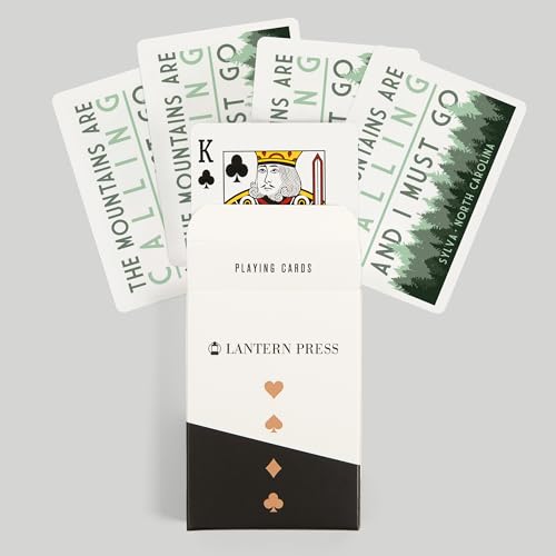 Baraja de 52 cartas tamaño póker Sylva North Carolina miniatura 6