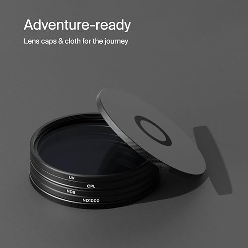Urth 77mm 4-in-1 Lens Filter Kit (Plus+) — UV, CPL, Neutral Density ND8, ND1000, Multi-Coated Optical Glass, Ultra-Slim Camera Lens Filters - Image 4
