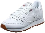 Reebok Classic Leather Zapatillas, Mujer, Blanco (Int-White / Gum), 40.5 EU