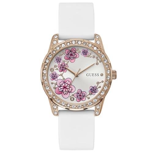 GUESS Factory Rose Gold-Tone Analog Watch