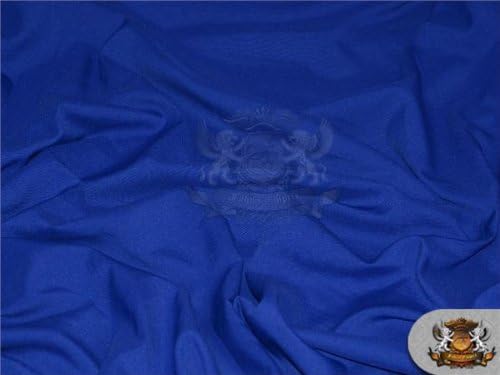 Tela de tapicería de popelina de poliéster sólida de 120 pulgadas de ancho vendido por The Yard (azul rey)