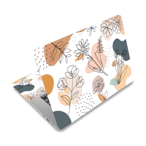 Calcomanía bohemia para laptop evita marcas y renueva tu ordenador de vinilo floral universal
