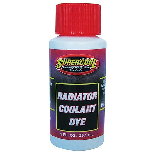 TSI Supercool Synthetic U/V Leak Detection Dye, 1 oz, 1 Application