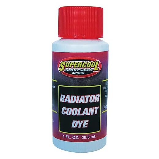 TSI Supercool Synthetic U/V Leak Detection Dye, 1 oz, 1 Application