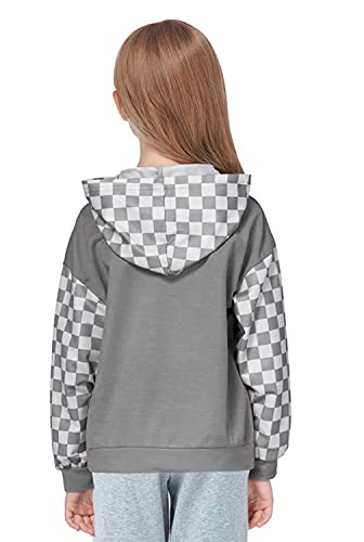Image of Deeorla Little Boys Girls Cotton Tie Dye Hoodies Long Sleeve Pullover Sweatshirts for Big Kids 5-15Years
