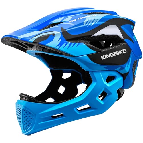 Kids Full Face Helmet Blue