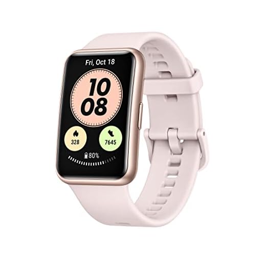 SmartWatch, HUAWEI, WATCH Fit NEW, Rosa, Bateria c/até 10 dias de duração, Monitoramento cardíaco, Médio