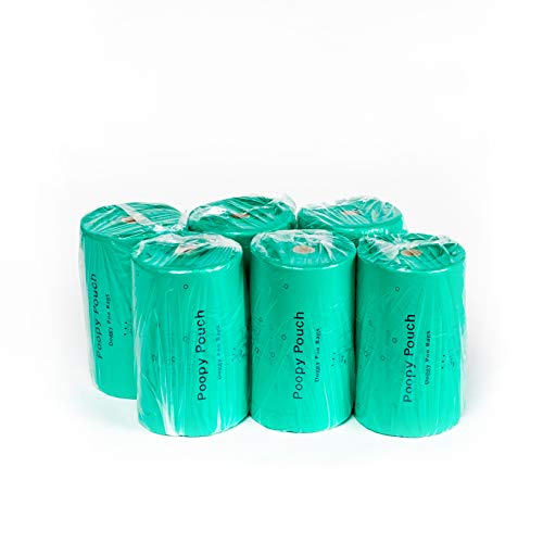 Tie-Handle Dog Waste Bags with Handles (2400pk) 7"x15" Lemon Scented