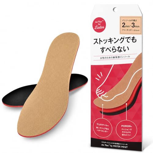 MISTER MINIT �~�X�^�[�~�j�b�g Air Flex �i�G�A�t���b�N�X�j for Ladies 2mm 3mm �p���v�X�p �O����h�~ �C���\�[�� ���~�� ���f�B�[�X ���^ �Ռ��z�� �����d�� ���ɂ��� ���L ���{��