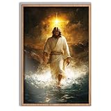 TracyArt Picture of Jesus, Jesus Wall Art - Christian Wall Art, Posters for Walls, Unframed 13' x 17'