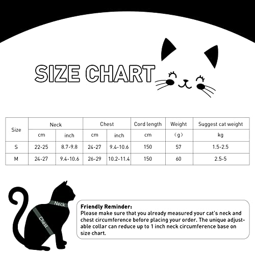 Cat Harness Leash for Kitten Puppy: Escape Proof Cute Pet Vest Harnesses for Small Dog Cat | Adjustable Soft Kitty… - Image 3