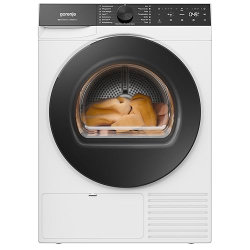 Gorenje D5G69CP Trockner/Kondensation mit Wärmepumpe /9kg /15 Programme/ConnectLife/Made in EU/FastDry Pro/TwinAir/Feuchtesensor/NatureDry/Anti-Allergie/Trockner Synchronisation/EEK: D