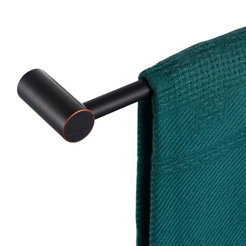 Image of KOKOSIRI Bathroom Towel Rack Wall Mounted 24'' Bath Towel Bar Holder for Bathroom Hardware Accessories Oil Rubbed Bronze Stainless Steel, B4007ORB-L24