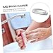WOFASHPURET Stainless Steel Nail Cleaning Brush Heavy Duty Manicure Tool for Nail Scrubbing Versatile Use Kitchen Bathroom Easy to Store for All Ages